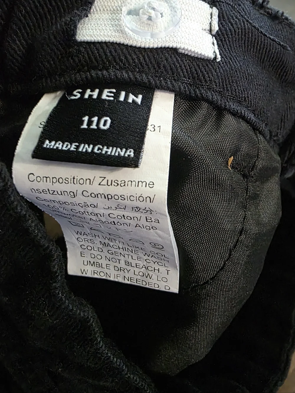 Kids Distressed Denim Shorts - Black, Light Blue, White - Picture 10 of 13